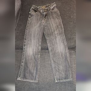 Boys 12 slim Old Navy Faded Black Bootcut Jeans